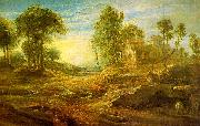 Peter Paul Rubens Landscape with a Watering Place Spain oil painting artist